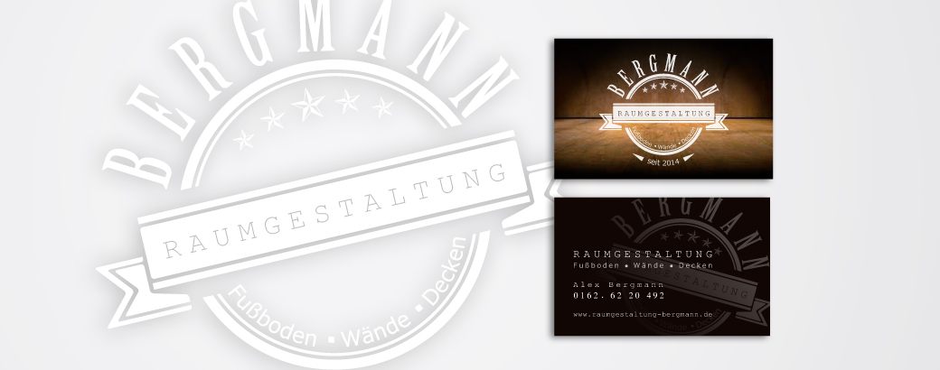 Visitenkarten Alex Bergmann Raumgestaltung